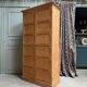 Oak notary cabinet