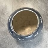 Soapstone soliflore vase, hand carved and painted in africa