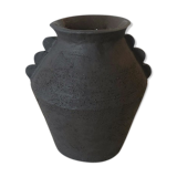 Black ear vase