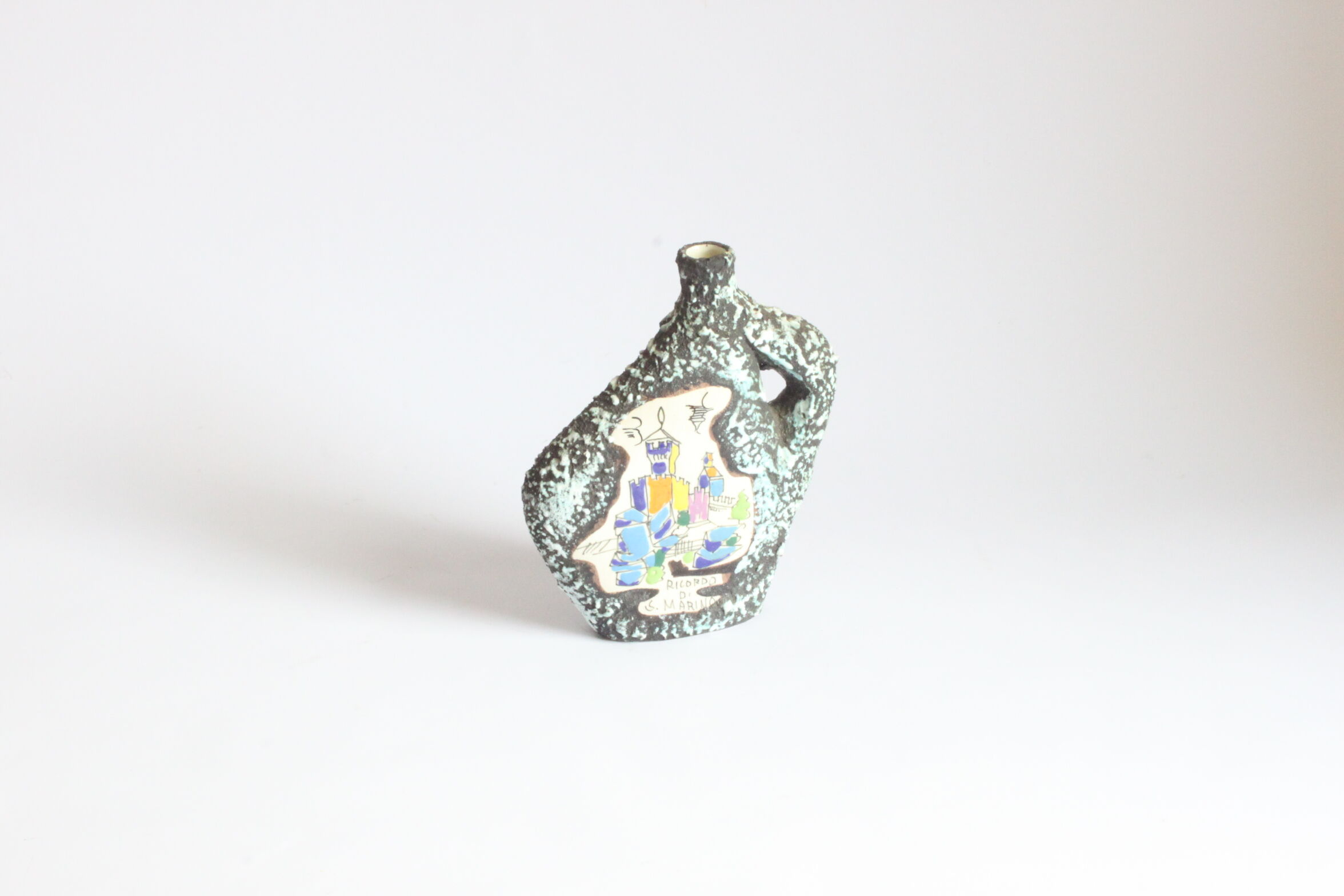 Ricordo Di San Marino Lava Vase By Marmaca 1950S