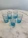 Set of 5 blown glass shot glasses