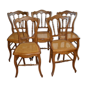 ensemble de 5 chaises