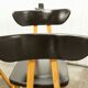 Set of 6 restored Luterma "banana" chairs
