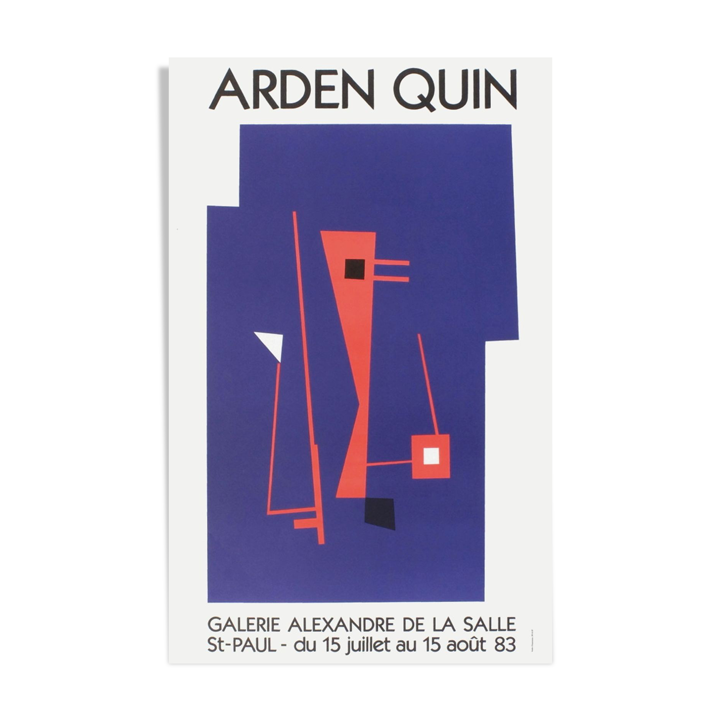 Poster Arden Quin 1983