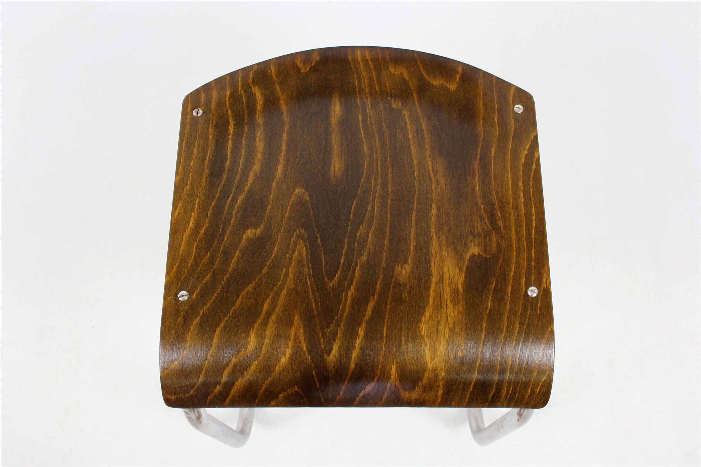 Bauhaus chrome Picollo stool by Mart Stam for Mücke-Melder, 1930s