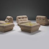 Great Vintage Nuvolone set in bouclé by Rino Maturi for MiMo Padova Italy