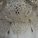 Balloon XIX th century crystal chandelier