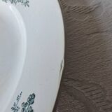 Round, hollow dish, FF Pexonne. Ironstone. Country style.