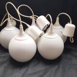 Ensemble de 5 suspensions opaline.