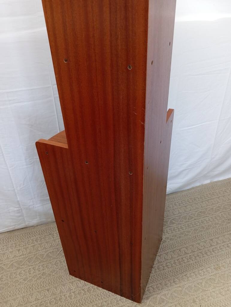 1960s teak corner shelf unit