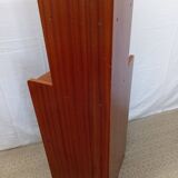 1960s teak corner shelf unit