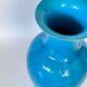 Grand vase en céramique turquoise