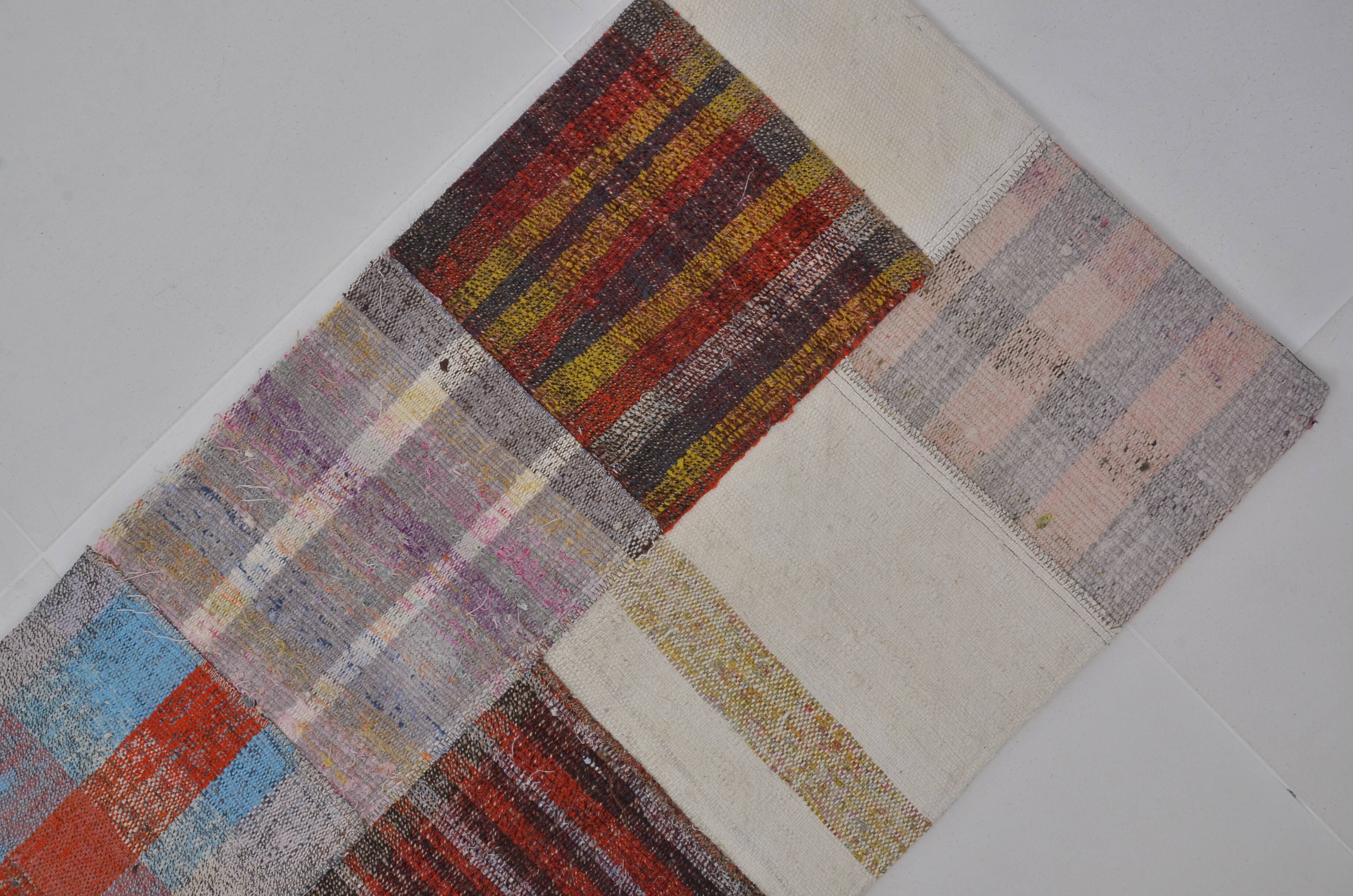 Oushak Colorful Kilim Runner Sku 3937