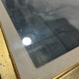 Pastel on paper circa 1900 Post-Impressionist Train Station and Train signed