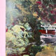 Japanese garden, oil on canvas signed Johner