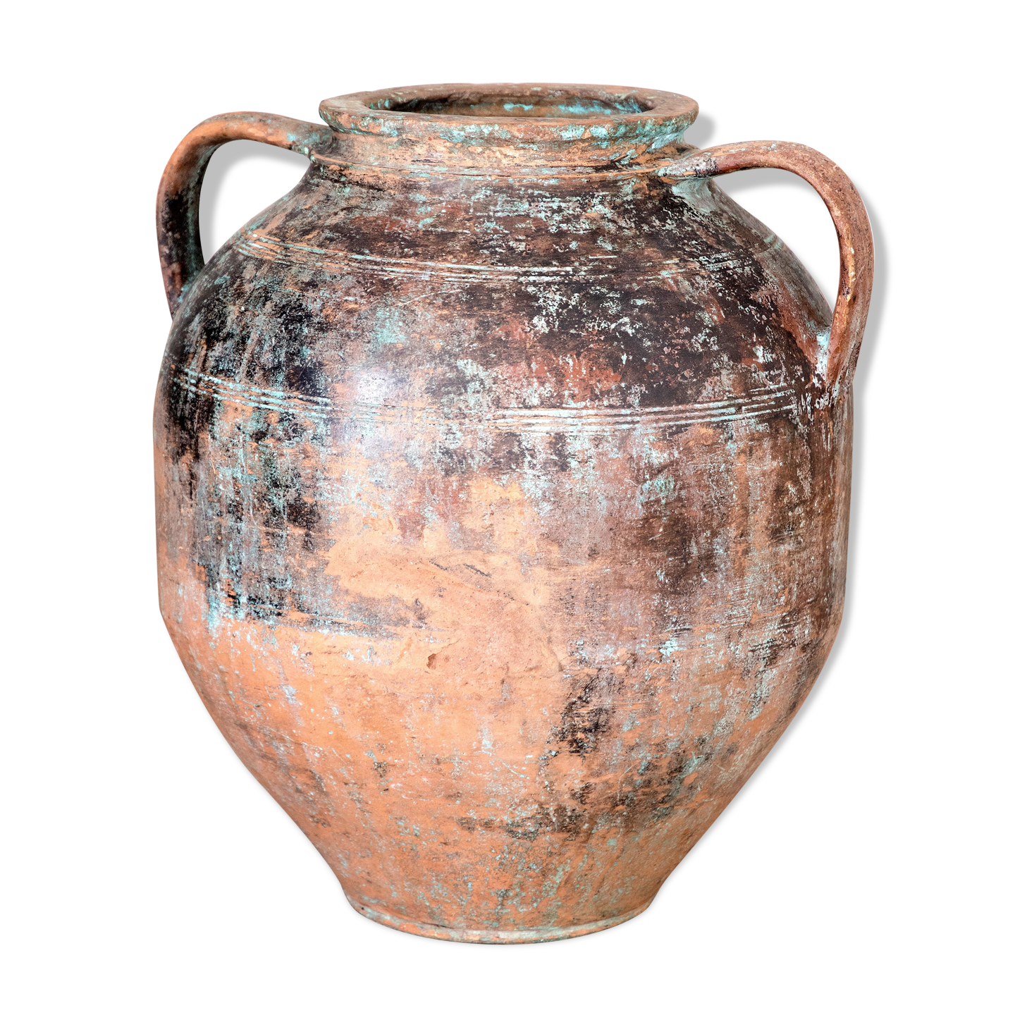 Antique large terracotta amphora