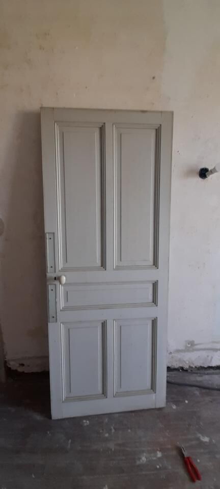 Old carpenter's interior door