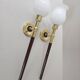 Pair of vintage wall lights Maison Lancel 1950