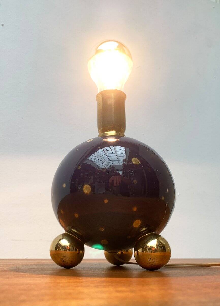 Italian table lamp from the mid-century, 1950s.