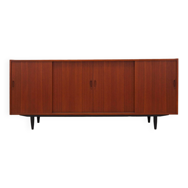 Buffet en teck, design danois, années 1970, production : Danemark