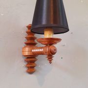 Brutalist wall lamp from the 1940s by Charles Dudouyt.