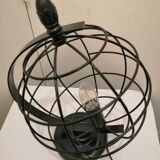 Cage globe lamp