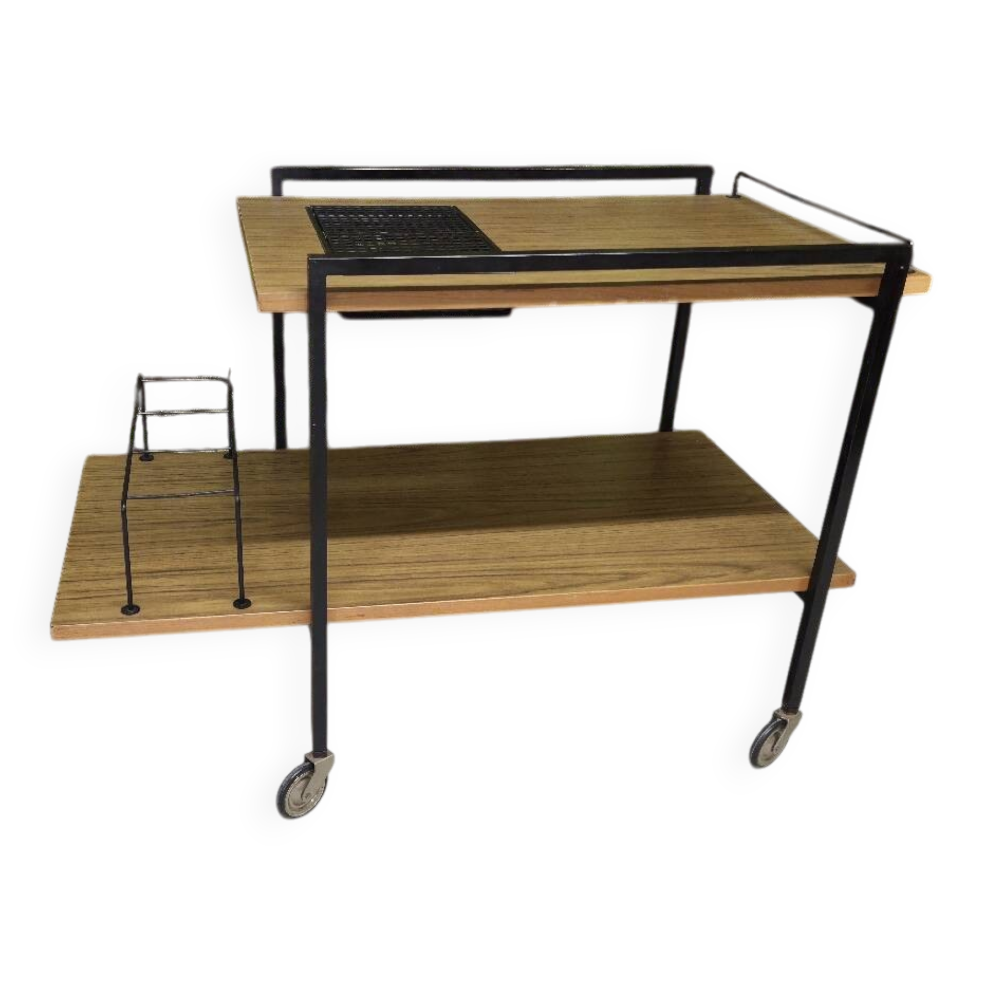 1970s vintage bar cart