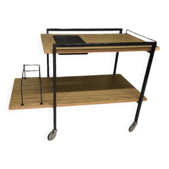 1970s vintage bar cart