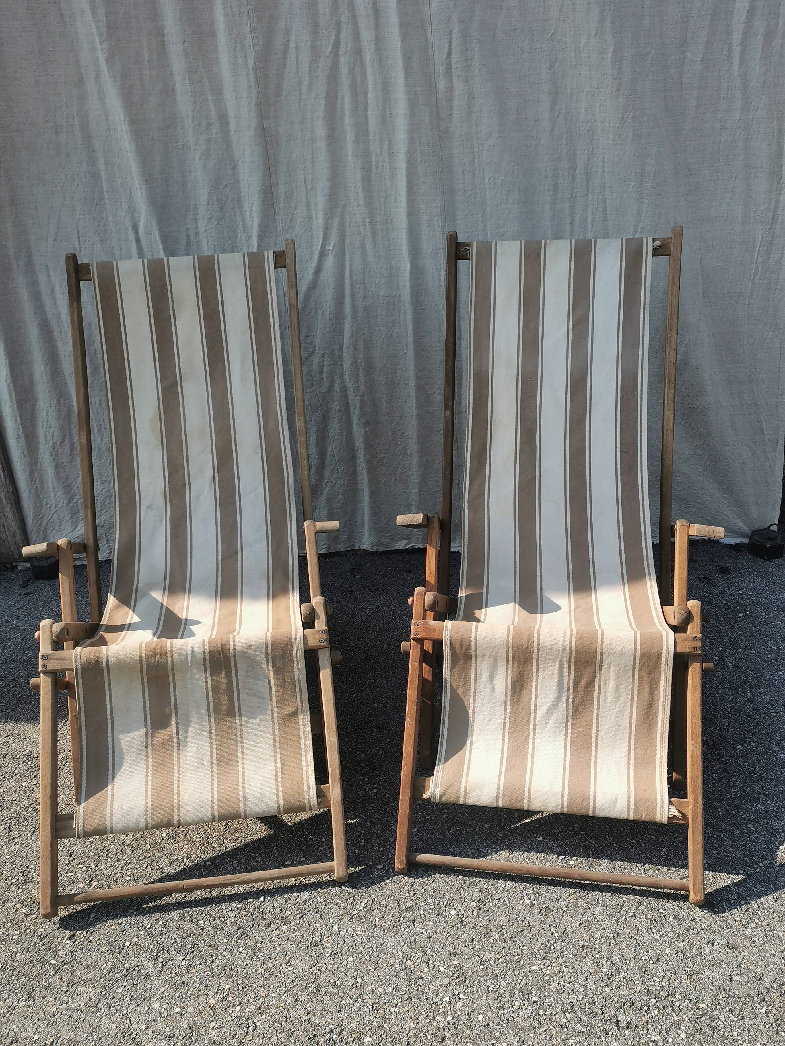 Paire de chiliennes vintage 60
