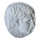 Bas relief plaster medallion