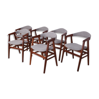 Mid-century danish armchairs, 1960s, set of 6