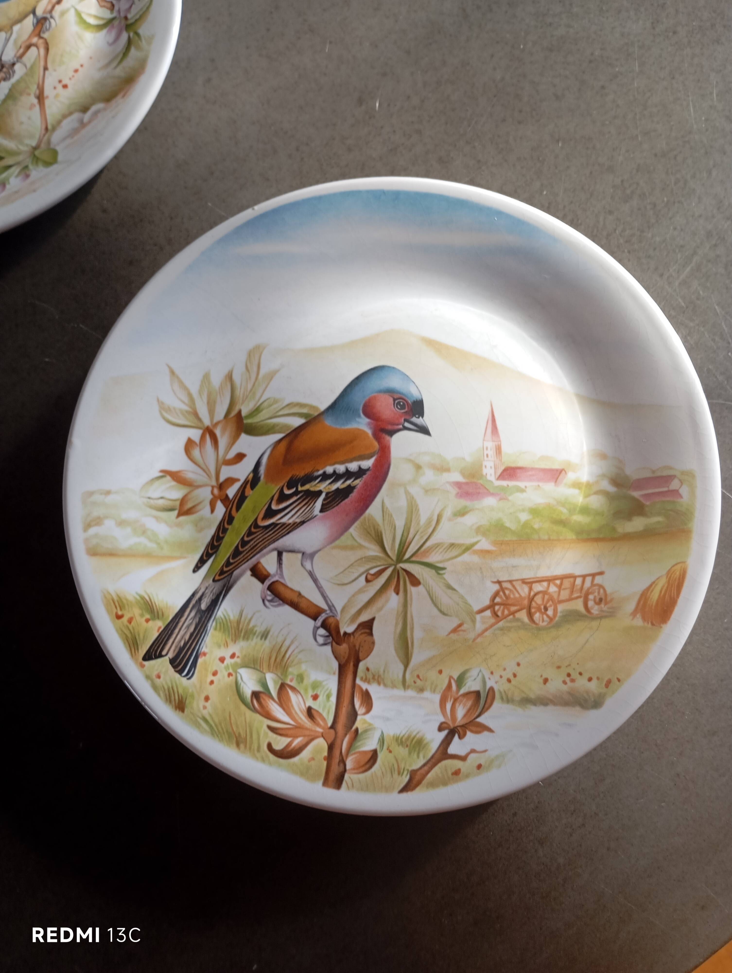Sarreguemines dessert plates