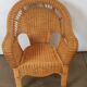 Two-chair wicker set and coffee table