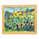 Oil painting by Alexander Michael depicting a lively sunflower field, 1975.