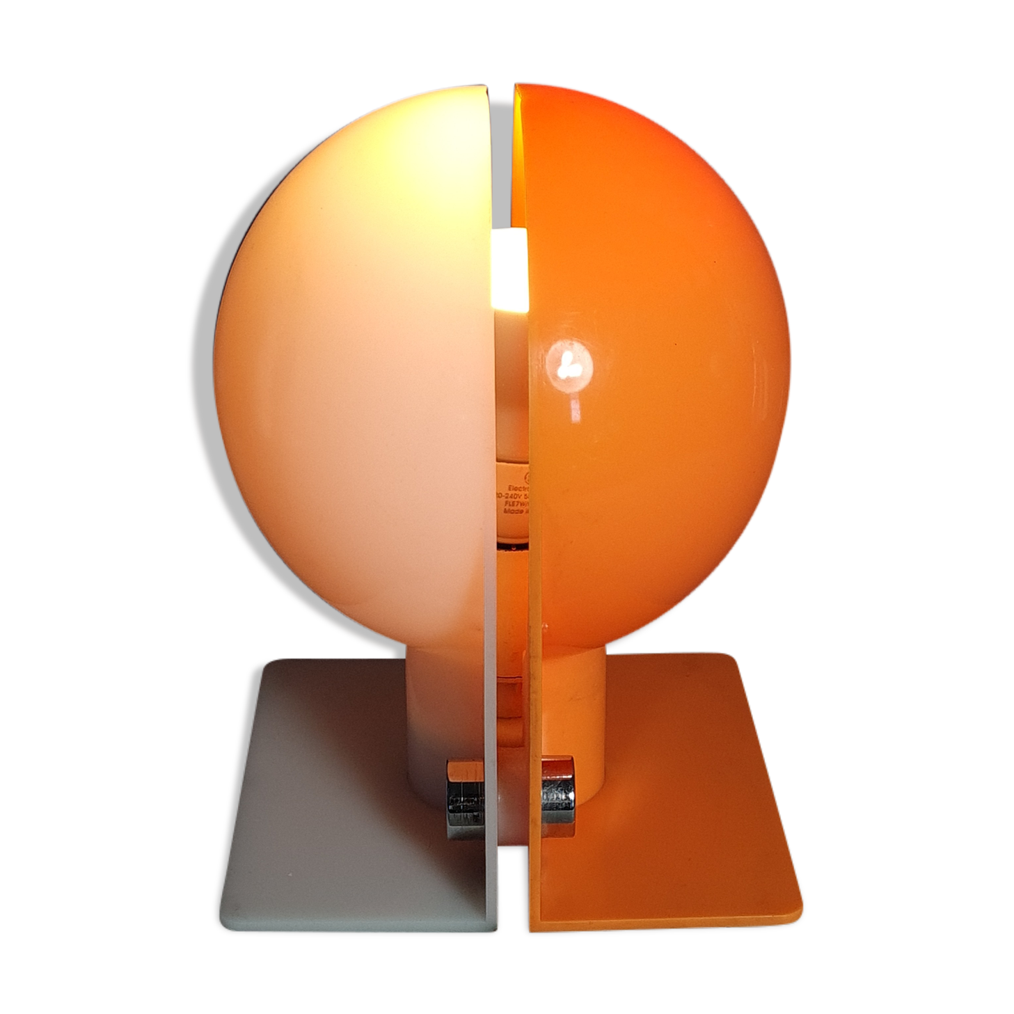 Sirio bedside lamp by Brazzoli and Lampa for Guzzini Design 70s SB
