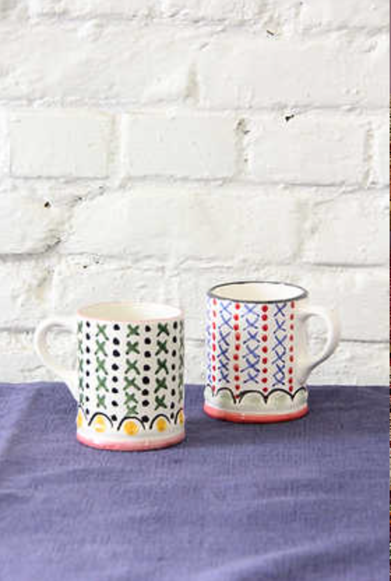Set of 2 cups "grant & bell"