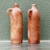 Set of two German stoneware bottles Herzoghthum Nassau Selters.