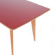 Dining table with glass top