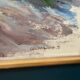 Large Original Swedish Oil on Canvas – “Abstract Composition” by Johny Colebring – 1978 – Signed – Vintage & Framed – 83×73 cm