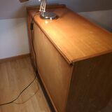 Commode scandinave pieds compas