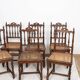 Chaises cannées, style Louis XIII