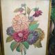 Pair of frames "with bouquets of flowers"