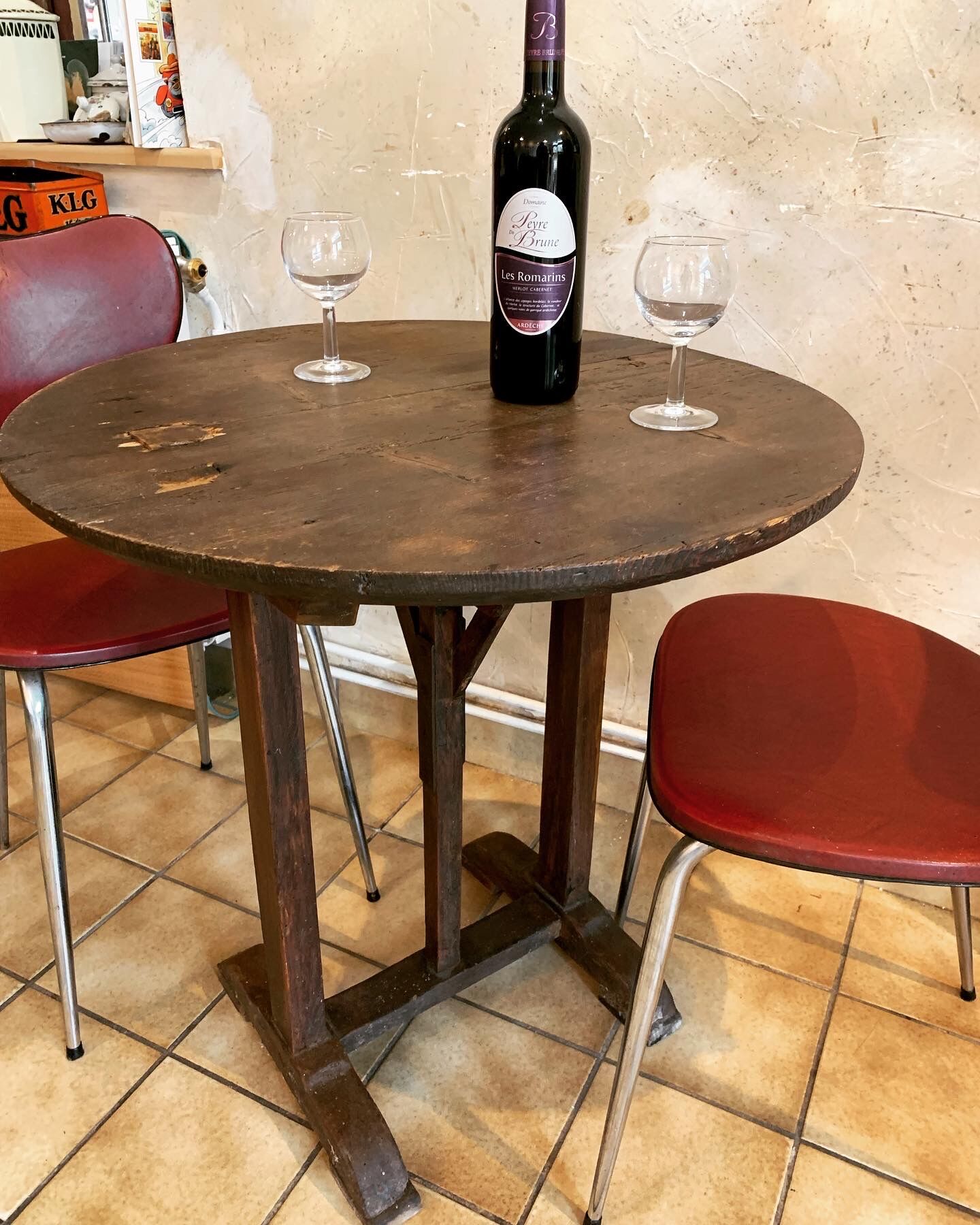 Winemaker's table