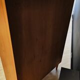 Mid century highboard vintage display cabinet, bookcase