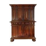 Buffet 2 body, Louis XIII style, late seventeenth century
