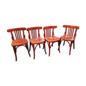 set de 4 chaises de bistrot