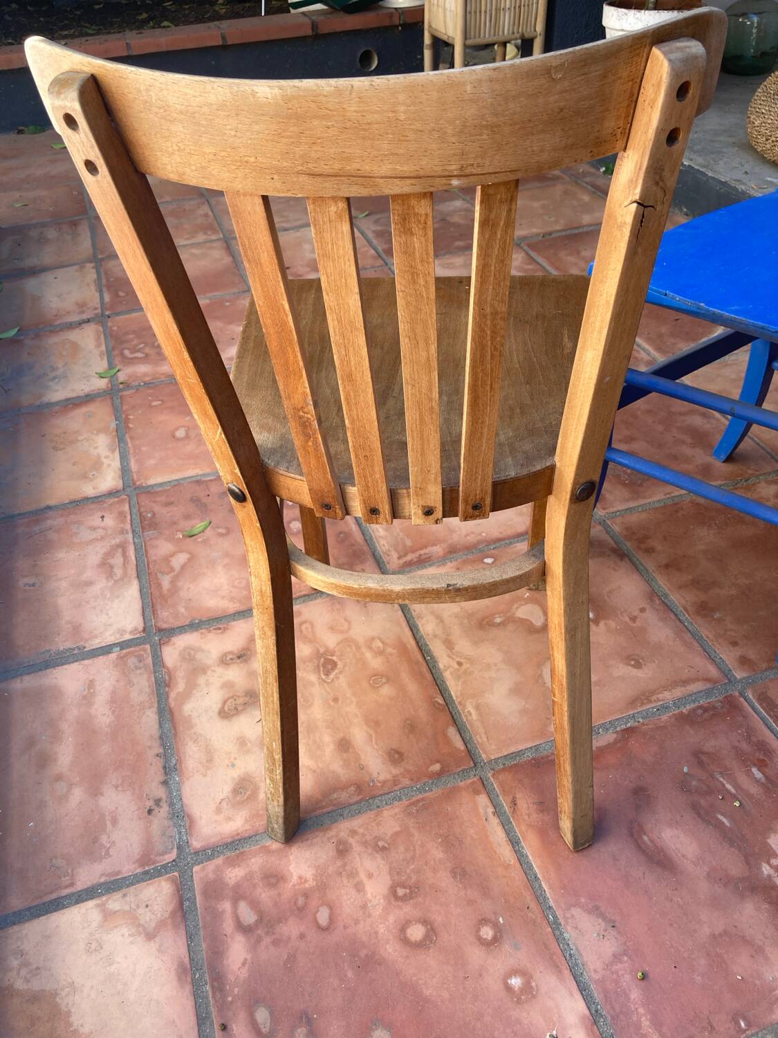 Two bistro chairs