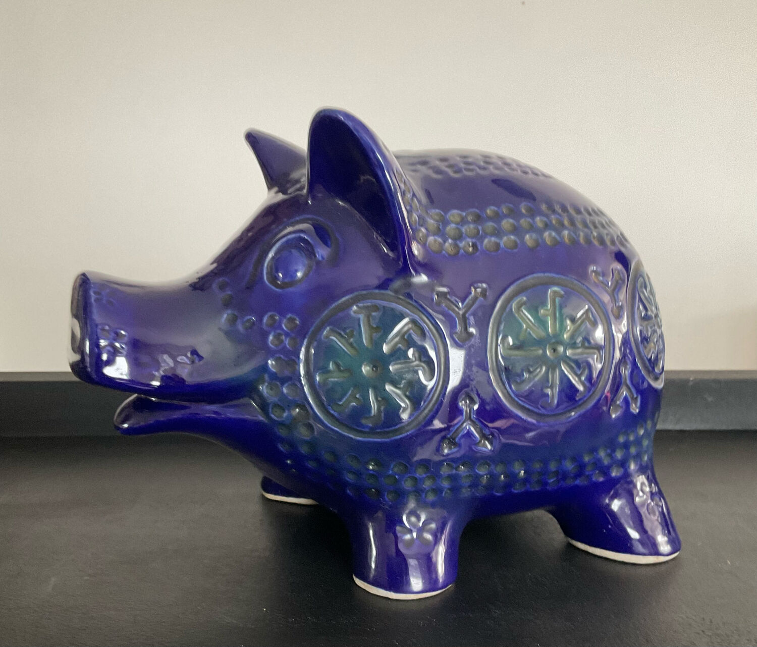 Vintage piggy bank ceramic Holland