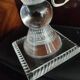 Vintage Lalique France lamp base