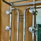 Art deco wall-mounted coat rack